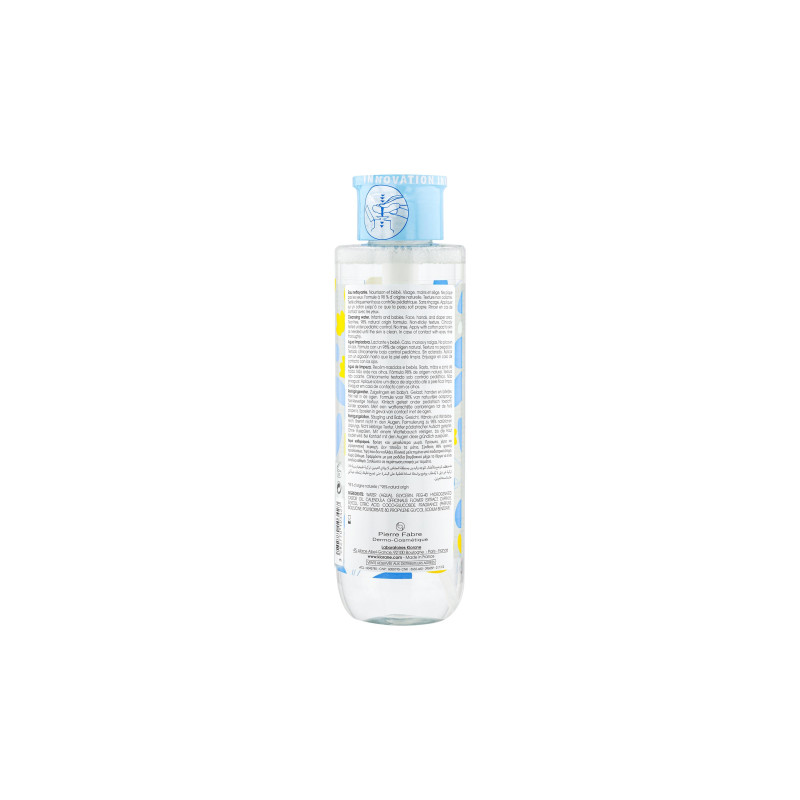 KLORANE BÉBÉ – Eau Nettoyante Douceur Sans Rinçage (500 ml).
