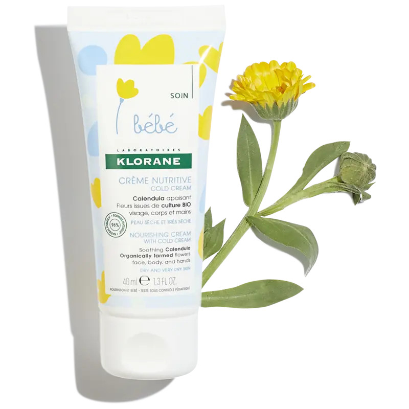 KLORANE BÉBÉ – Crème Nutritive au Cold Cream (40 ml)