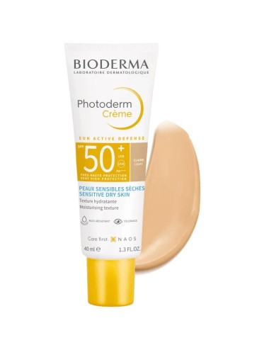 Bioderma Photoderm Crème SPF50+ Claire Très Haute Protection Hydratante 40 ml