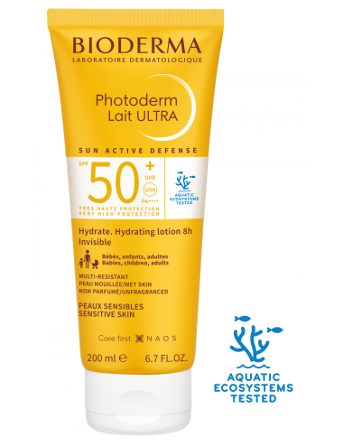 Bioderma Photoderm Lait Ultra SPF50+ Très Haute Protection Hydratante 200 ml