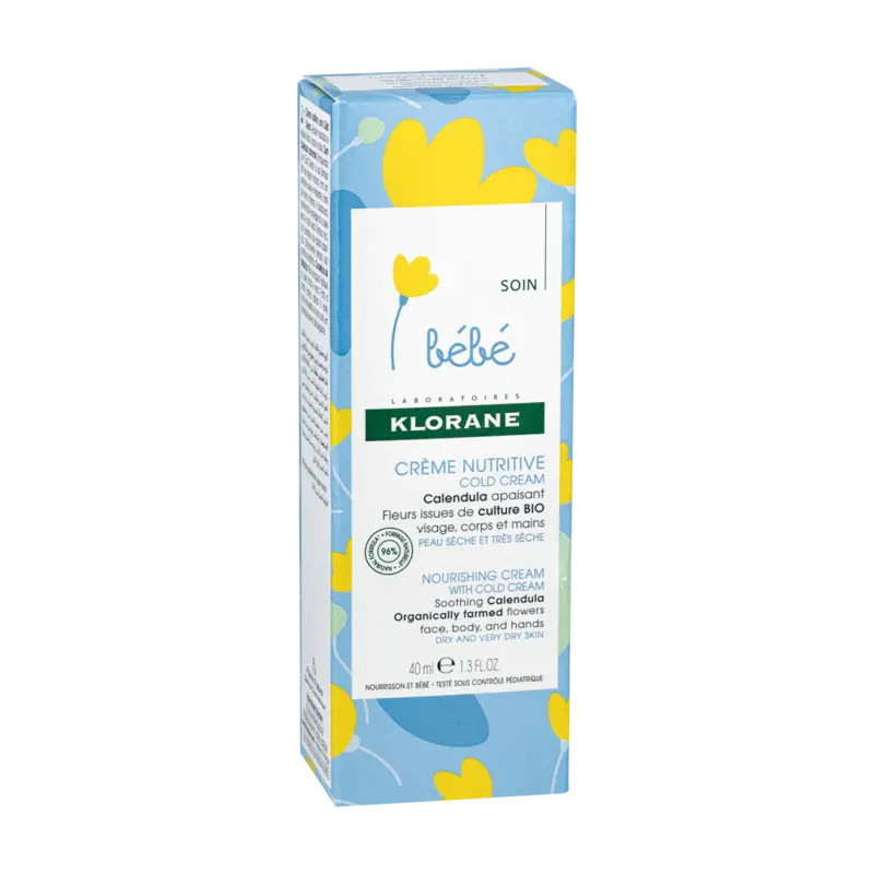 KLORANE BÉBÉ – Crème Nutritive au Cold Cream (40 ml)