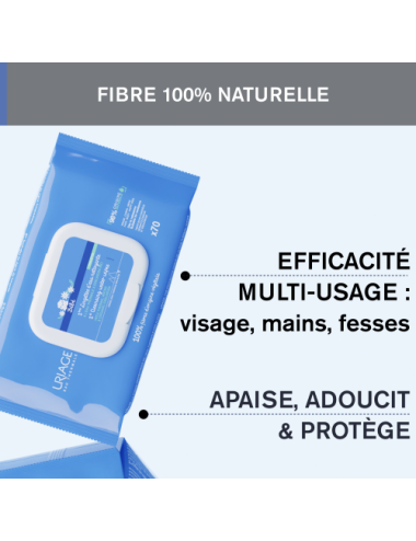 Uriage Bébé 1ères Lingettes Dermo-Nettoyantes 70 unités
