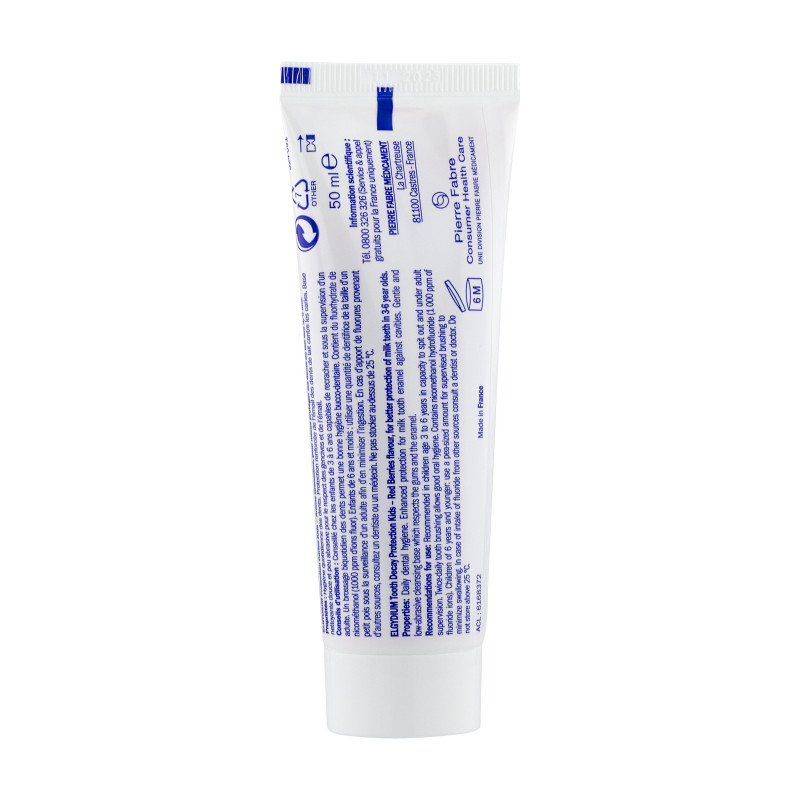 ELGYDIUM Kids Grenadine 3/6 ans - dentifrice enfant 50 ml