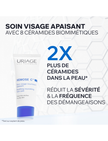 Uriage Xémose Soin Visage Nourrissante Anti-Tiraillements 40 ml