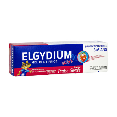 ELGYDIUM Kids Fraise givrée 3/6 ans - dentifrice enfant 50 ml