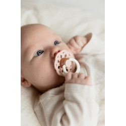 2 Sucettes BIBS Bohème Ronde Blush / Vanilla - GLOW