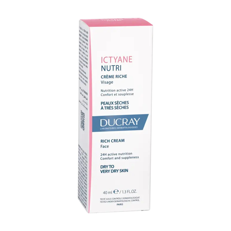 DUCRAY ICTYANE NUTRI – Crème Riche Visage (40 ml)