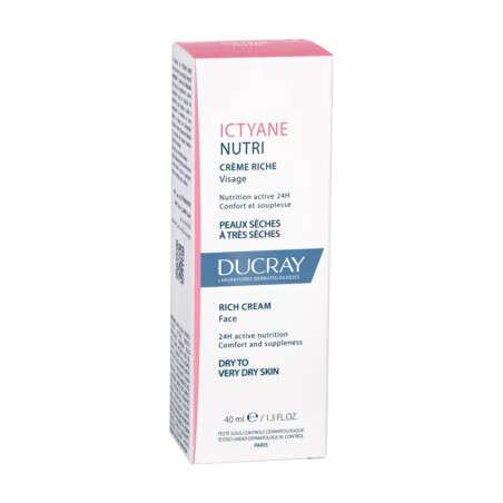 DUCRAY ICTYANE NUTRI – Crème Riche Visage (40 ml)
