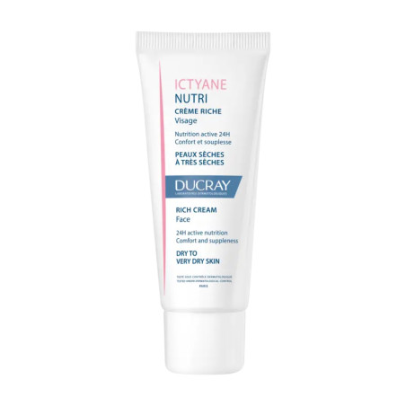 DUCRAY ICTYANE NUTRI – Crème Riche Visage (40 ml)