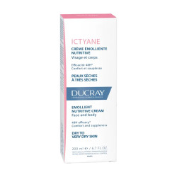 DUCRAY ICTYANE – Crème Émolliente Nutritive (200 ml)