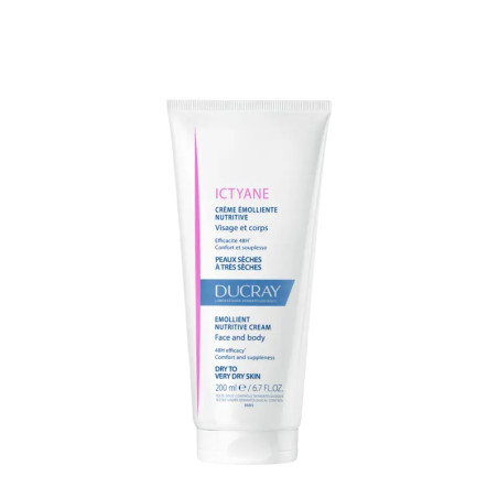 DUCRAY ICTYANE – Crème Émolliente Nutritive (200 ml)