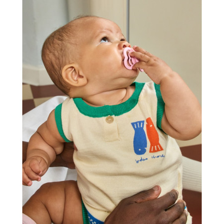 2 Sucettes BIBS Suprème Symétrique Blossom / Dusky Lilac