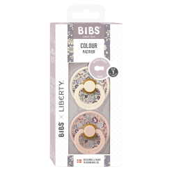 2 Sucettes BIBS Colour Ronde Eloise Blush Mix