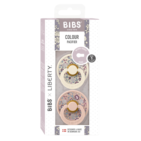 2 Sucettes BIBS Colour Ronde Eloise Blush Mix