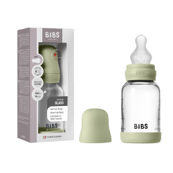 BIBS Biberon en verre 120 ml  Silicone- Sage
