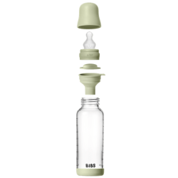BIBS Biberon en verre 240 ml  Silicone- Sage