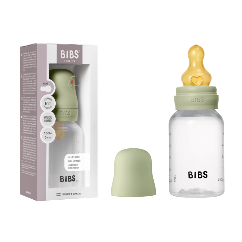 BIBS Biberon en plastique 150 ml Latex - Sage