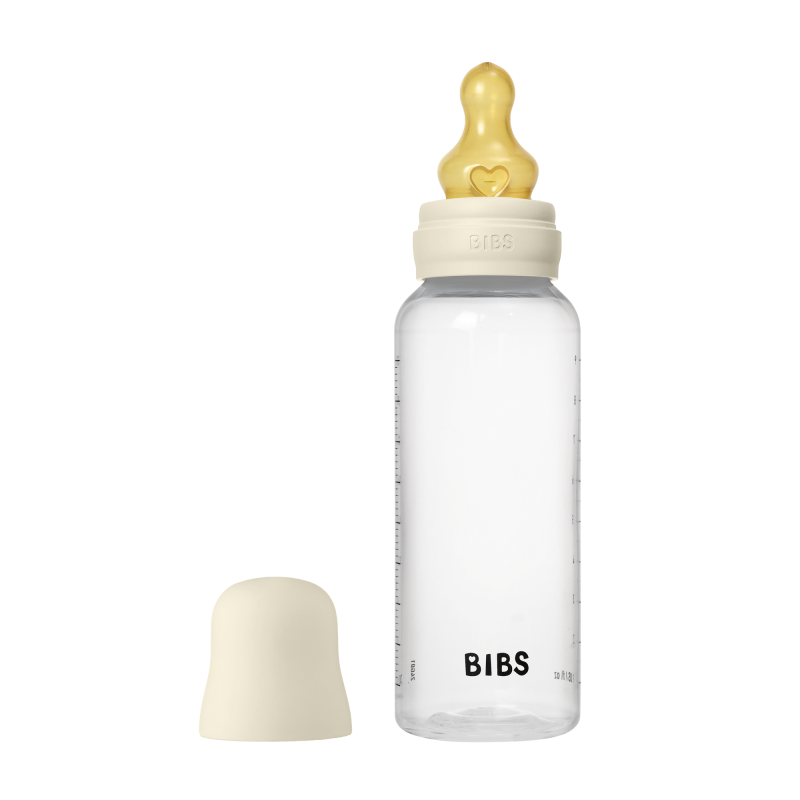 BIBS Biberon en plastique 270 ml  Latex - Ivory