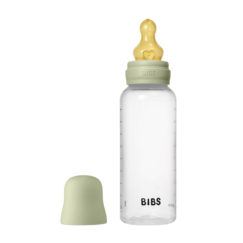 BIBS Biberon en plastique 270 ml  Latex - Sage