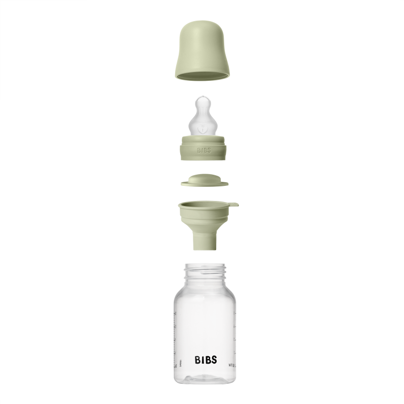 BIBS Biberon en plastique 150 ml  Silicone - Sage