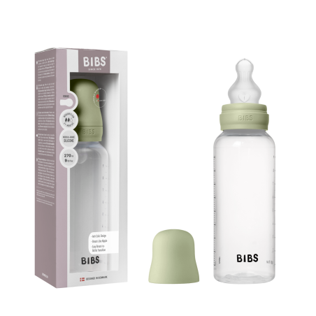 BIBS Biberon en plastique 270 ml  Silicone - Sage