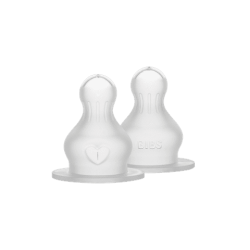 BIBS Tétines de biberons Silicone 2 pack